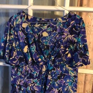 🌻Floral Chaps Dress